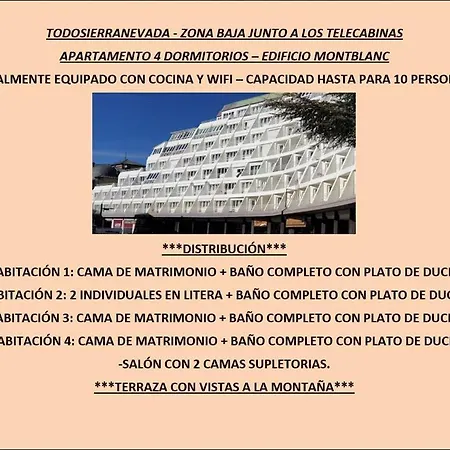 Todosierranevada Zona Baja - De 4 - Junto A Telecabinas * シエラネバダ