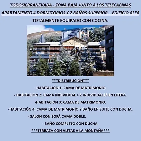 Todosierranevada Zona Baja - De 4 - Junto A Telecabinas Sierra Nevada