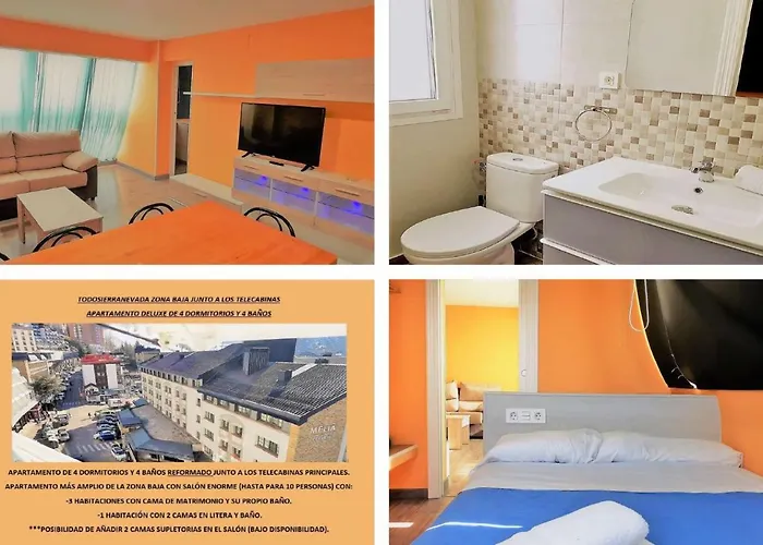 Todosierranevada Zona Baja - De 4 - Junto A Telecabinas Апартаменти Сьєрра-Невада