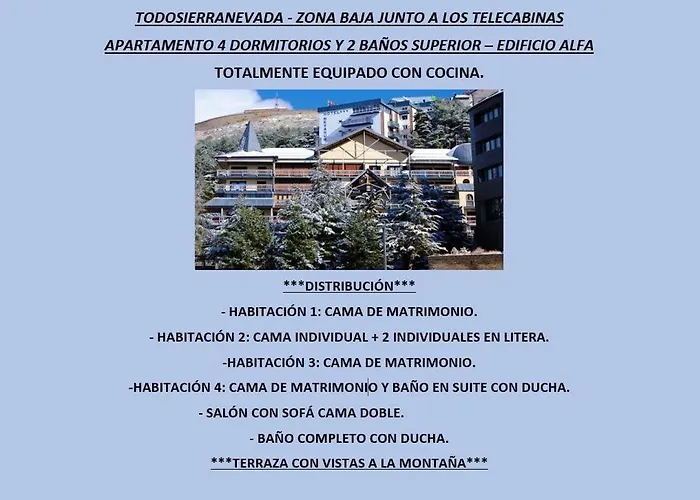 Todosierranevada Zona Baja - De 4 - Junto A Telecabinas Сьєрра-Невада